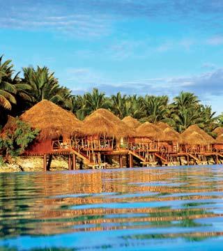 ISOLE COOK AITUTAKI Aitutaki Lagoon & Spa Affacciato su una magnifica laguna e circondato da un paradisiaco scenario di acque cristalline, di