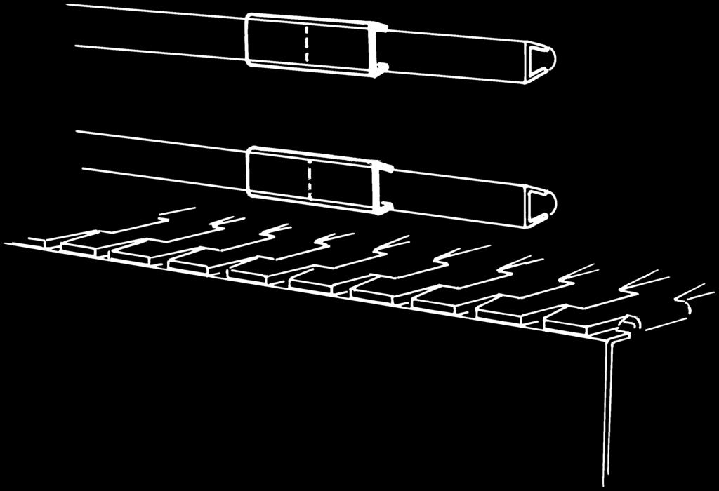 S07 Dao autobloccante Impiego L Montaggio S090 /Réf. S07 S07P Per guie con S= Materiale : acciaio inox austenitico. Confezione : pezzi.