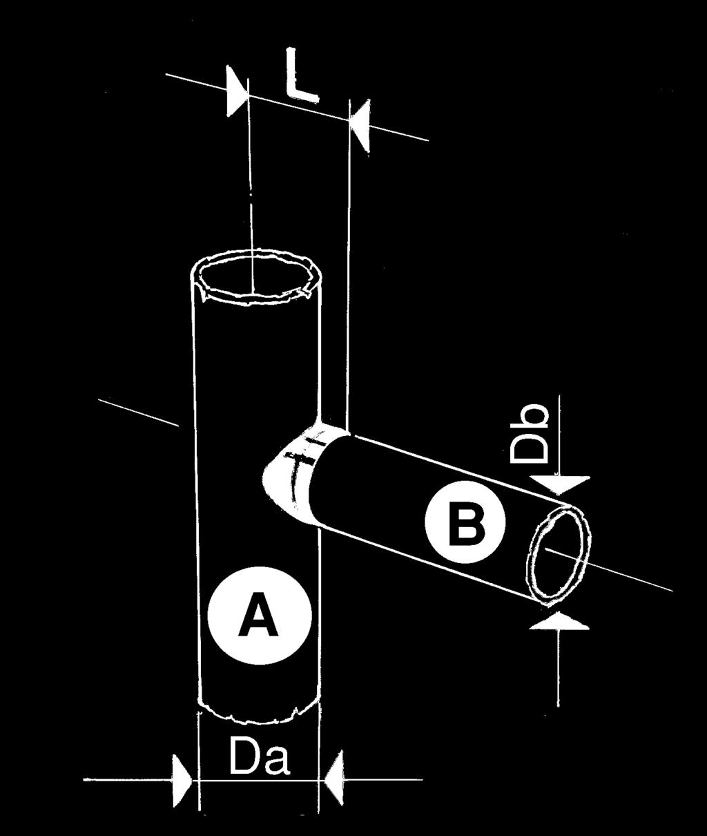 Ø Tubo ) Da Ø 8 Ø, ("/) Ø 8, ("/) Ø 60, (") Ø Tubo B Db Ø 8 Ø 8 Ø, ("/) Ø 8 Ø, ("/) Ø, ("/)