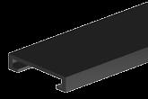 P65 - Profili per piatto 40x6 mm. in barre da Materiali: Estruso in UHMWPE colore nero.