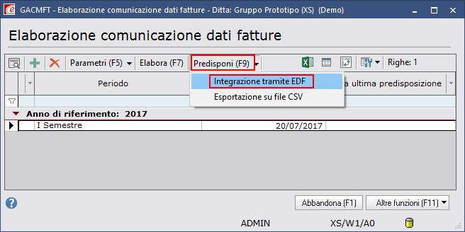 Il pulsante in basso a destra permette di accedere all help con il significato di tutti i campi e le funzioni presenti a video, di cui riportiamo le principali indicazioni: - Pulsante Dettaglio