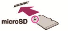 Inserimento delle schede di memoria MicroSD Seguire queste istruzioni per inserire una scheda microsd. Assicurarsi di scollegare ednet.