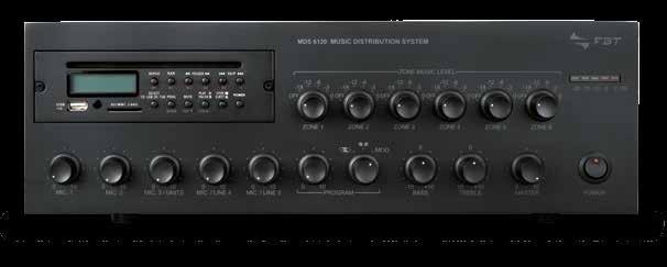 Amplificatori integrati e fonti musicali 67 MDS 6120 MDS 6240 Cod. 37643 Cod.