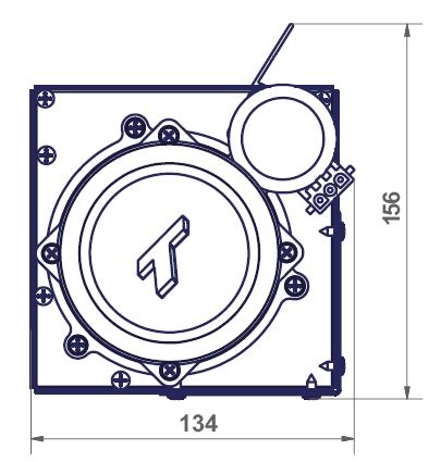 MONTAGGIO DIMENSIONI (mm), FORI FISSAGGIO E COLLEGAMENTI TG180 1 1MN0097 Rev