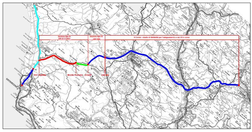 Inquadramento Geografico Direttrice strategica per il Centro Italia e di alto