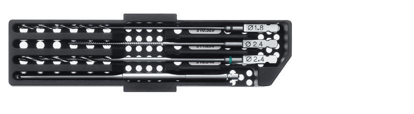 Set Set da usare con le placche di ricostruzione UniLOCK 2.4 (01.449.000) 61.449.000 Modulo per sistema d'adattatore da testa condilica Impianti Quantità 04.449.000 Adattatore da testa condilica 4 04.