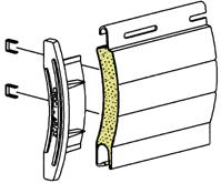 ACCESSORI SISTEMI DI FISSAGGIO Per fissare le stecche dell avvolgibile evitando spostamenti laterali, Croci propone sistemi di fissaggio con tappi (a pressione ed a vite) o con chiodi.