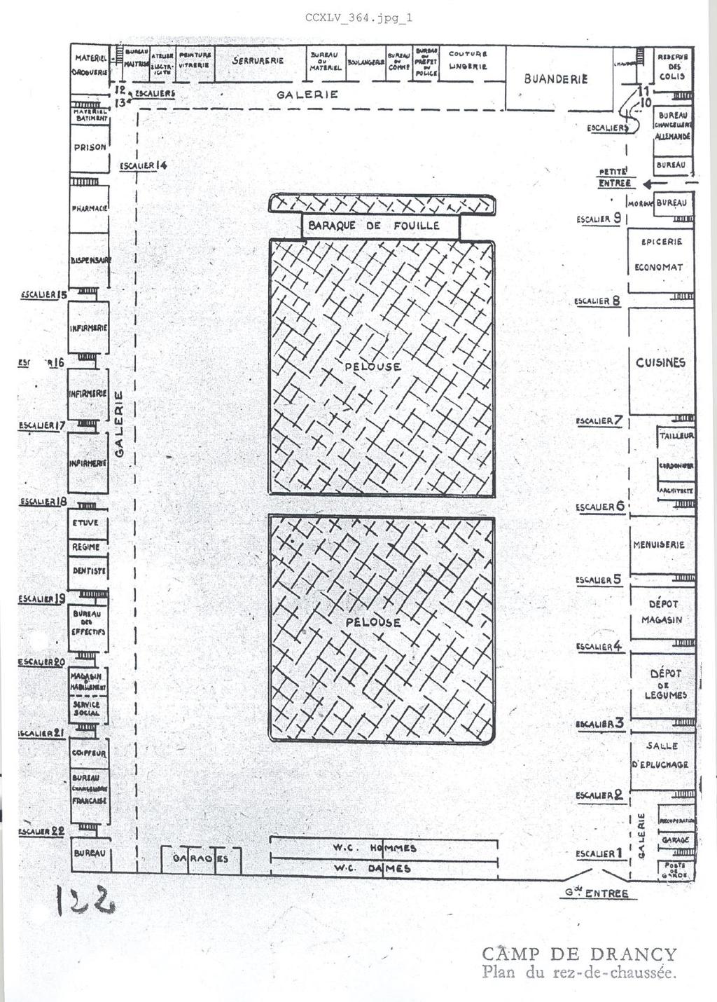 5: Pianta del campo di