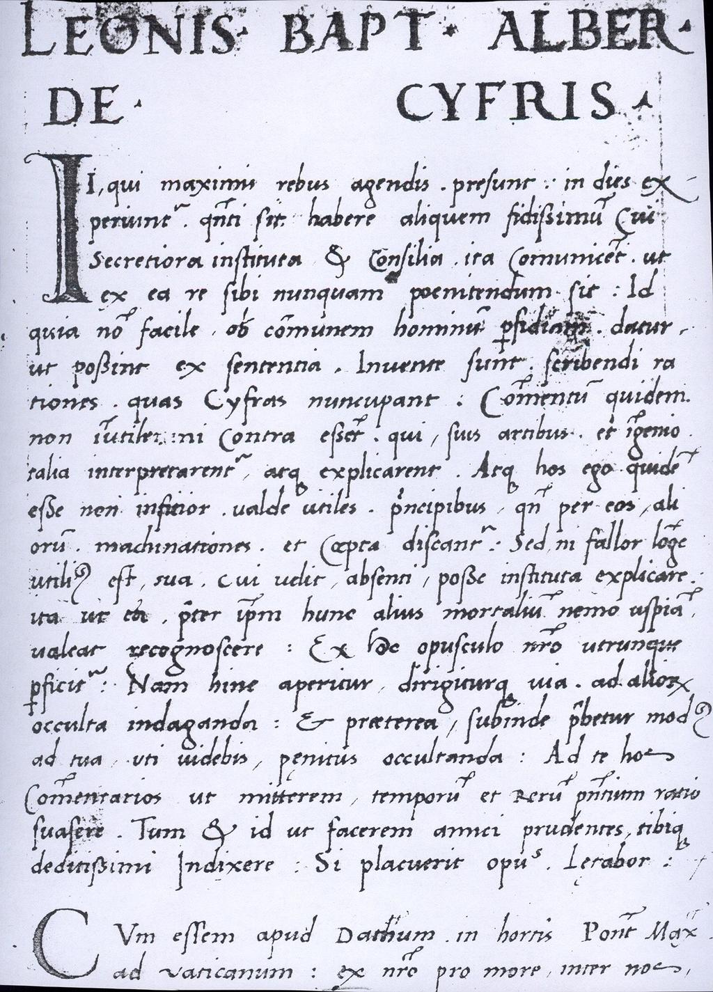 1467 Leon Battista Alberti pubblica il De