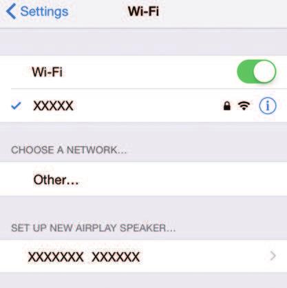 Condivisione delle impostazioni Wi-Fi su un dispositivo ios (WAC) È possibile configurare facilmente una connessione wireless applicando le impostazioni di connessione con la Configurazione wireless