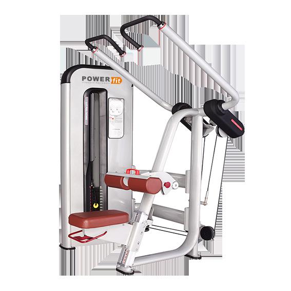 Art. 20-BW Lat Pull Down Machine Carrucola: Ø 106x20 mm, con cuscinetti radiali 6202RS Cavo in acciaio Ø 3.5 mm ricoperto in PVC; diametro esterno Ø 5.