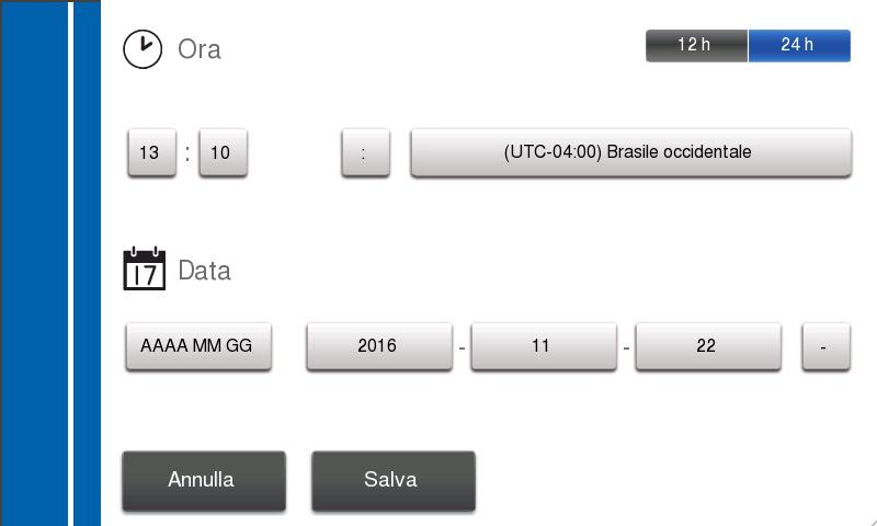 2. Installazione e configurazione dei reagenti Lista di controllo e menu per l installazione Figura 11.