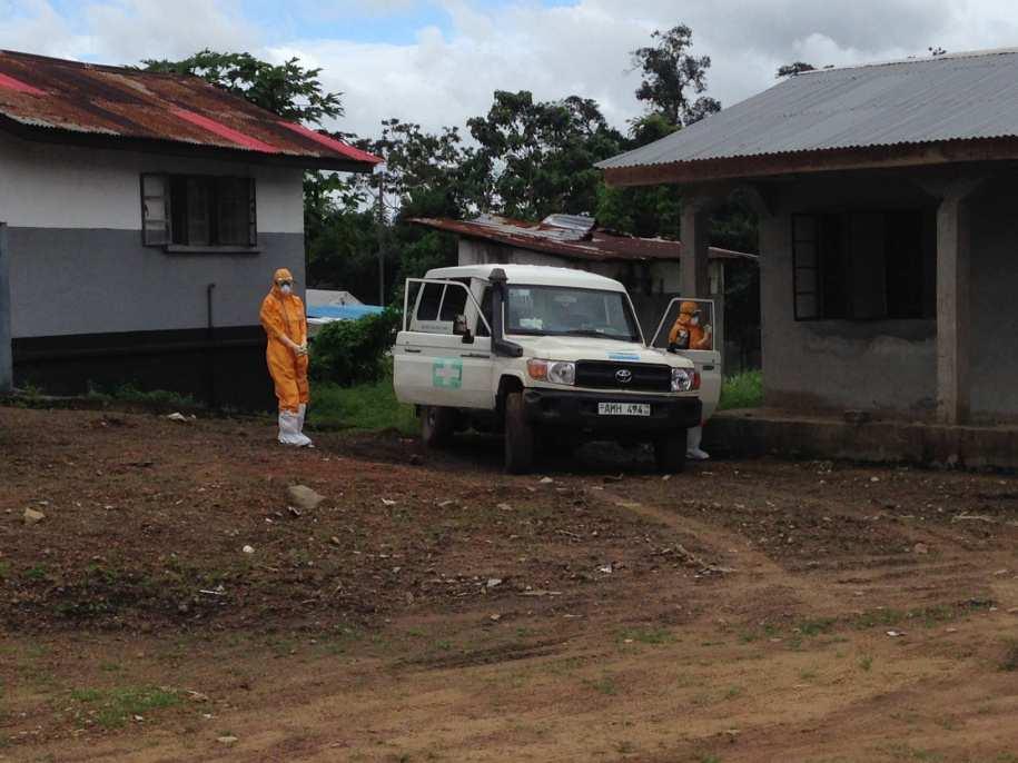 Eboladal centro di isolamento ospedale di