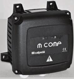 M COMP Quadri di comando per pompa sommergibile o sommersa monofase Control panel for singlephase submersible pump Tipo Type Protezione Protector Condensatore Capacitor e max A Vc 0V ~ LVBT 00000000