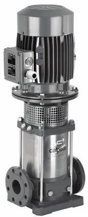 MXV Elettropompe multistadio verticali in line in acciaio inossidabile Vertical multistage inline stainless steel pumps n = 900 /min MXV (H) Aumento versione orizzontale Additional price for