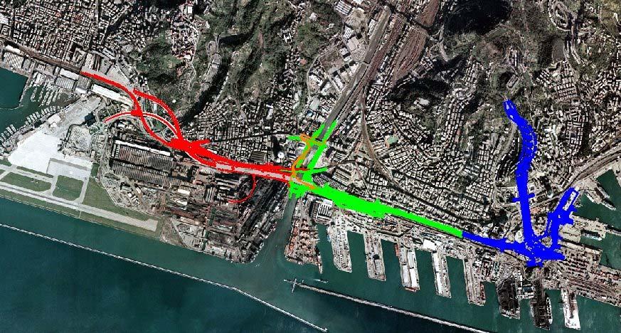 STRADA DI SCORRIMENTO A MARE DEL PONENTE GENOVESE LUNGOMARE CANEPA NODO DI SAN BENIGNO Nodo ferroviario A seguito dell approvazione del progetto esecutivo e dell esecuzione della gara d appalto, gli