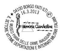 N. 171 RICHIEDENTE: Poste Italiane S.p.A. A B ANNULLO (A) DATA: 13/03/2013 Ufficio postale mobile dislocato in Piazza del Risorgimento 00192 Roma ORARIO: 19.10-19.