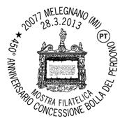 N. 181 RICHIEDENTE: Associazione Filatelico-Numismatica Melegnanese SEDE DEL SERVIZIO: Palazzina Trombini ( Via Giangiacomo Medici, 1 20077