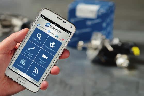 Motorservice App Accesso mobile al nostro know-how tecnico Per maggiori