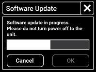 Procedura AVVERTENZA: Durante l'aggiornamento del software non è possibile utilizzare il monitor e gli accessori non devono essere a contatto con il paziente.