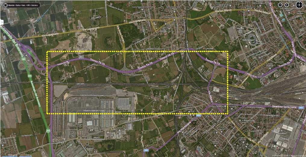 3 di 42 1 PREMESSA La presente relazione geotecnica è stata redatta nell ambito della progettazione preliminare del Nodo AV/AC di Verona, ingresso Ovest.