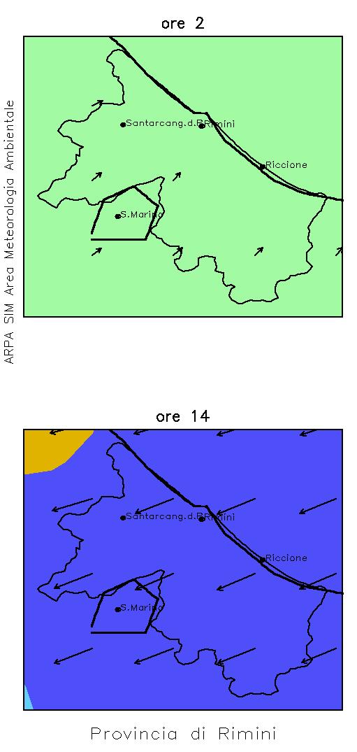 Si può notare come i valori medi mensili dell anno 2003 siano più elevati durante il periodo estivo e più bassi durante il