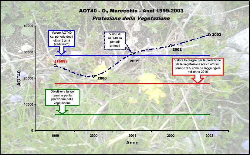 Rete di monitoraggio della qualità dell aria della Provincia di Rimini Report 2003 Fig. 3.5.