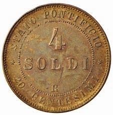 3540 4 Soldi 1867 A. XXI - Pag. 591; Mont.