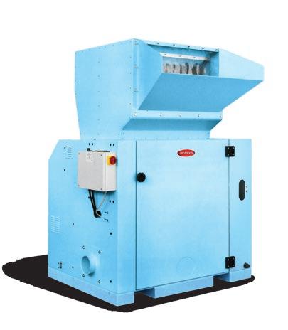 GRT SERIES Grinder Granulatore Full soundproofing Inclined blades Safety device Opening