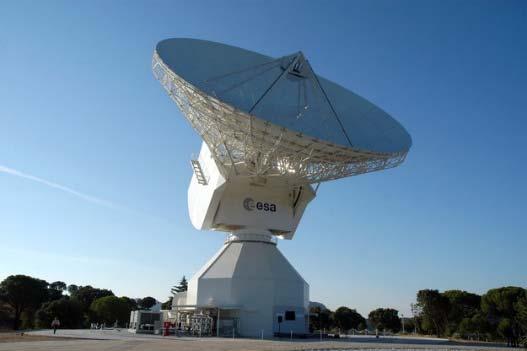 Ingegneria Elettronica: ritorno al futuro 2013- ESA ESTRACK deep space station Cebreros (Madrid, Spain) Altitude: 760 m BWG Cassegrain antenna Diameter =35 m, Gain= 78.
