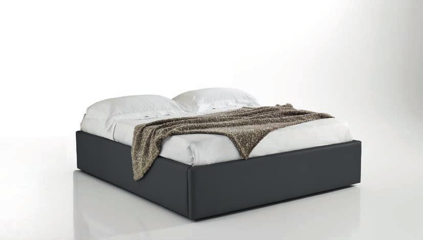 SOMMIER 160 TAUPE CONTENITORE Letto art.3174 pelle sintetica Tortora box contenitore incluso letto compreso di Rete a doghe dimensioni rete: cm.160x190 dimensioni letto: cm. L.172 P.203 H.