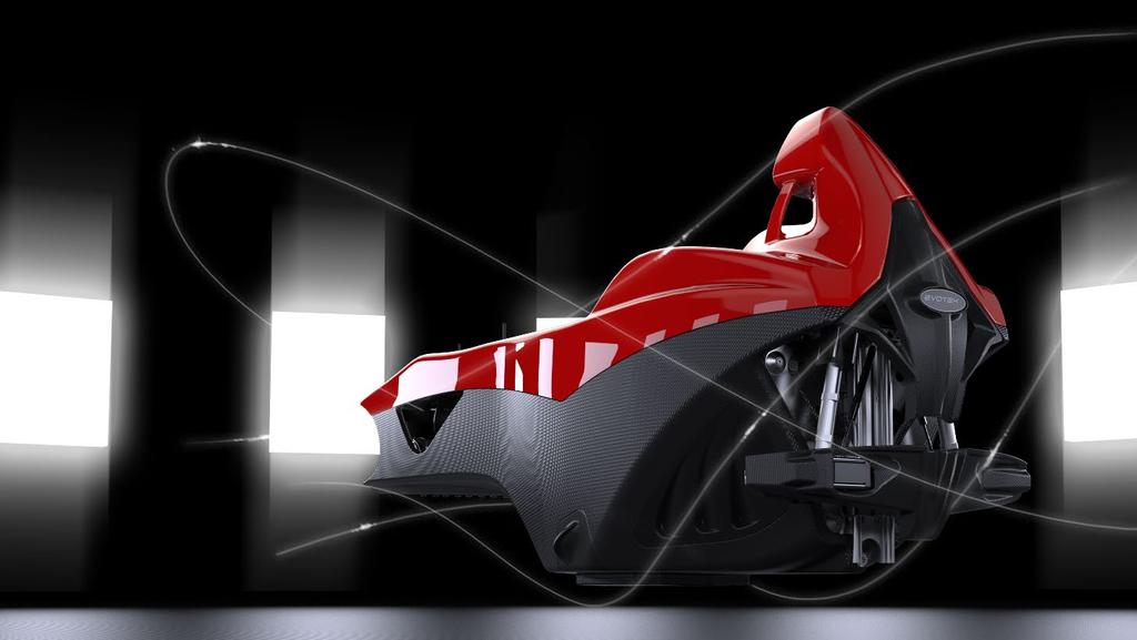 Design Il design del cockpit rispetta scrupolosamente le dimensioni dell abitacolo a regolamento F1 2013.