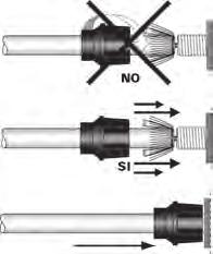 semplificazione delle 5,78 1 10 operazioni di estrazione e inserimento del CAP sui connettori F femmina Pliers for CAP fixing operations - it simplifies the operations of the CAP