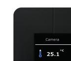 Disponibile nei colori bianco e nero. H94xP19xL121 mm. ETH-HD-THTERM-B/N Termostato e umidostato ambiente Kult Termostato touch screen a colori con nuovo display HD 2,8.