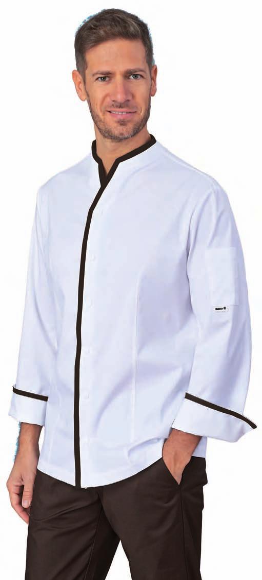 +grey 0737 CESARE GIACCA CUOCO / CHEF JACKET Art.