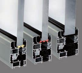 shutters with double rebated sealing and unique Venere Pro pivot system Sistemi a