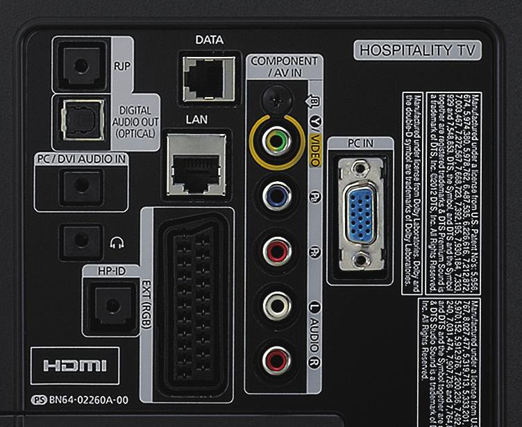 SCART 13 14 16. INGRESSO DATI 17. INGRESSO PC 15 32 /40 /46 /55 11. INGRESSO AUDIO PC / DVI Connessioni 1.