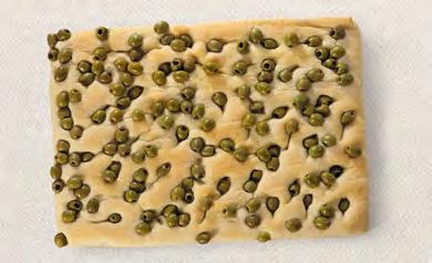 FOCACCIA CON OLIVE FOCACCIA CON STRACCHINO FOCACCIA INTEGRALE STIRATA PIEMONTESE AL MAIS 4-5 MINUTI 8-9 MINUTI 3-4