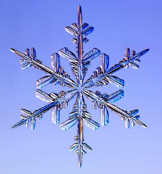 cristallo Questo processo trasformano i cristalli di neve fresca in