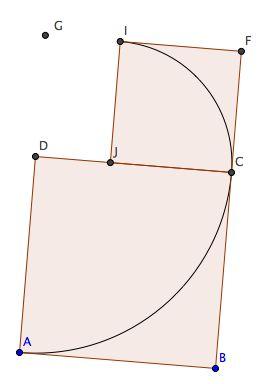 Si costruisca un segmento AB e si costruire il quadrato (poligono regolare)