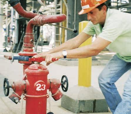 Molti sono i lavori realizzati in impianti petrolchimici, piattaforme petrolifere, grandi opere pubbliche.