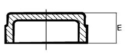 art.240 RIDUZIONE CONCENTRICA SCANALATA grooved concentric reduction Codice Diametro nominale tubazione Pollici (DN) Diametro esterno tubazione mm PN (PSI) B0240048042 1 ½ x 1 ¼ (40x32) 48.3x42.