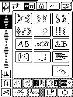 COMBINAZIONE DI DISEGNI/PUNTI Premere.