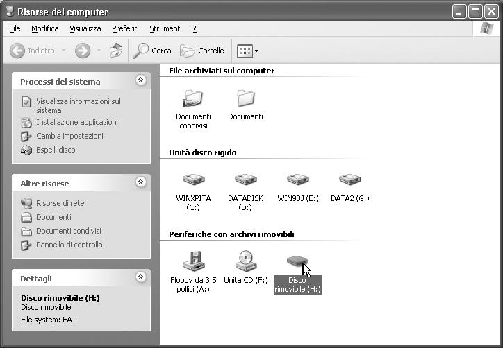 Reupero i isegni/punti l omputer Inserire i onnettori el vo USB nelle porte USB orrisponenti sul omputer e sull mhin (veere pgin 121).