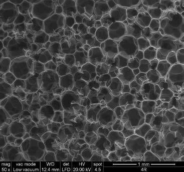dimensione cellulare inferiore r Dimensione celle [µm] Contributo radiativo proporzionale al diametro cellulare Espansi ad HFO