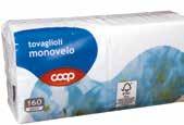 cura della casa TOVAGLIOLI MONOVELO COOP 160 pezzi