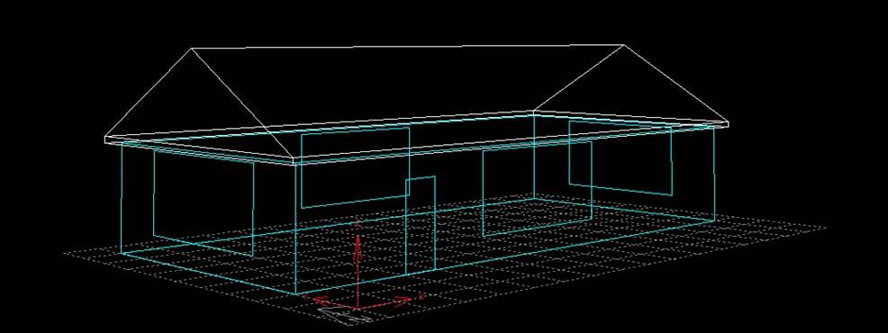 Esempio di software per l analisi termica ad input grafico: Ecotect Si disegna per volumi contraddistinti da una specifica zona termica editabile, si modificano le caratteristiche degli elementi, si