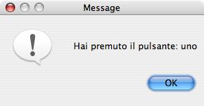 finestra con un messagg