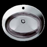 Dimensions W 43 cm Stainless steel basin.