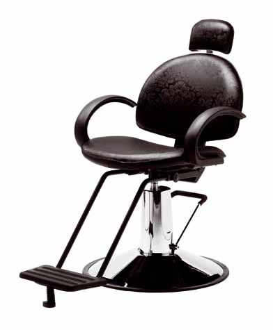 46 Poltrone barbiere Barber chairs LORD 795 ROBIN 780 Poltrona tecnica da uomo, completa di poggiatesta regolabile e schienale reclinabile con pompa a gas.